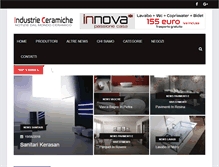 Tablet Screenshot of industrieceramiche.com